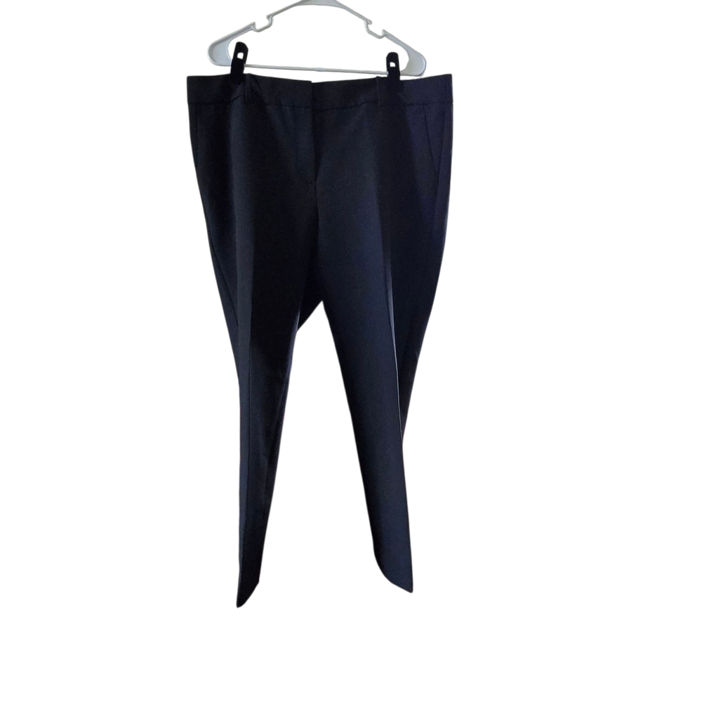 PLUS SIZE******Talbots Women's Black Straight Leg‎ Pants